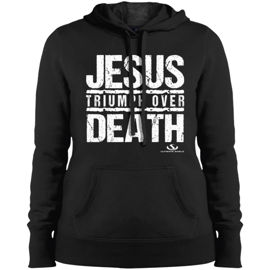 JESUS TRIUMPH OVER DEATH Ladies' Pullover Hooded Sweatshirt - The Shield of Light