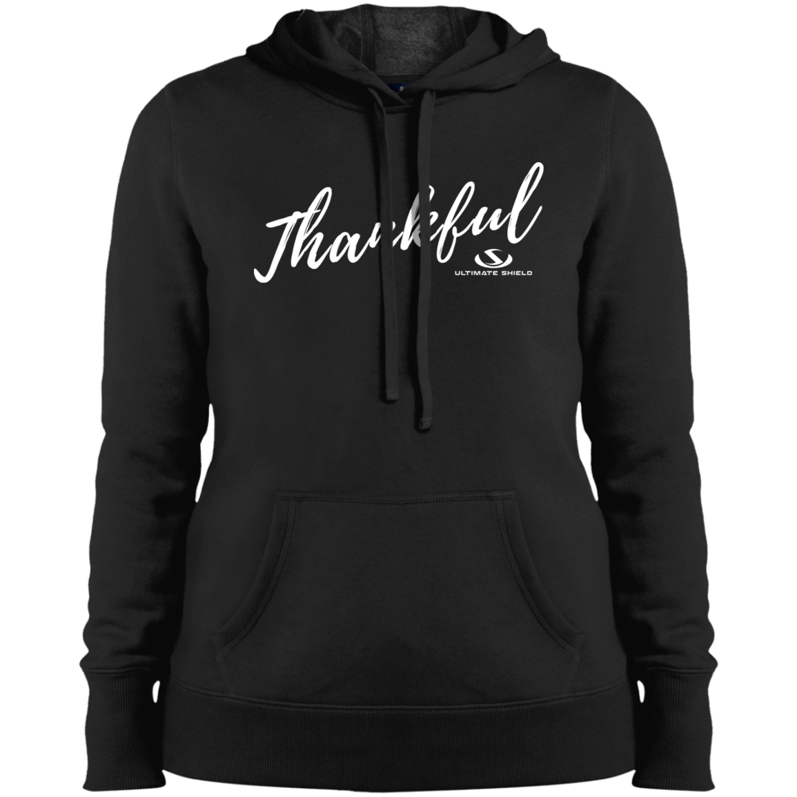 THANKFUL  Ladies' Pullover Hooded Sweatshirt - The Shield of Light