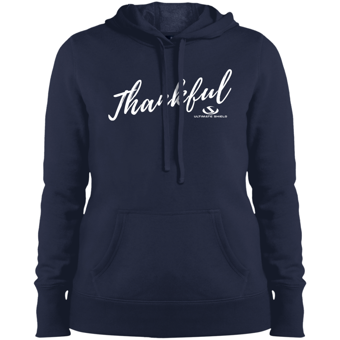 THANKFUL  Ladies' Pullover Hooded Sweatshirt - The Shield of Light