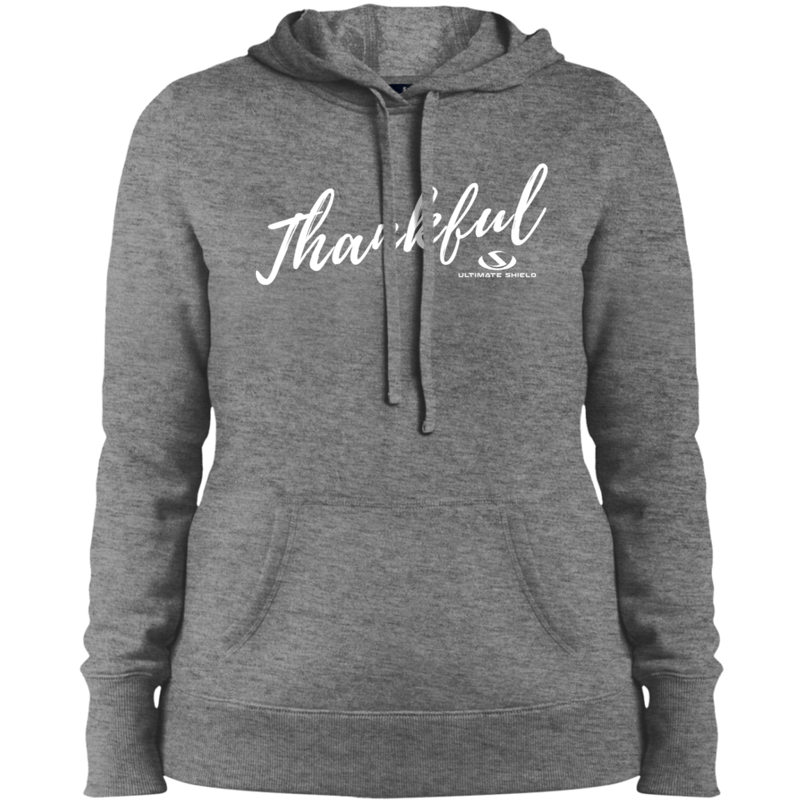 THANKFUL  Ladies' Pullover Hooded Sweatshirt - The Shield of Light