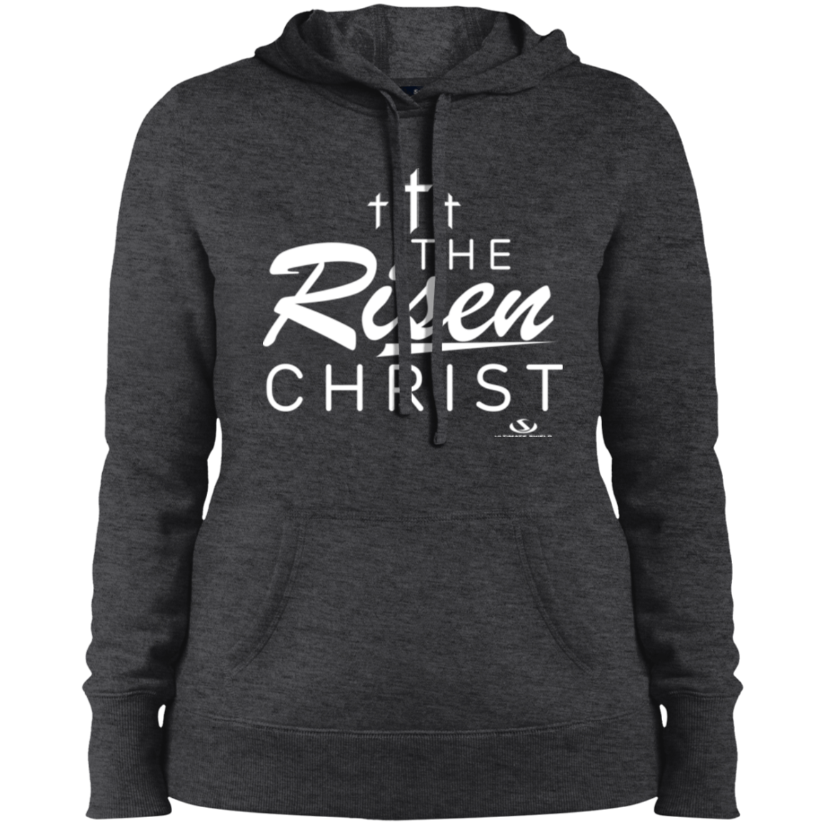 THE RISEN CHRIST  Ladies' Pullover Hooded Sweatshirt - The Shield of Light