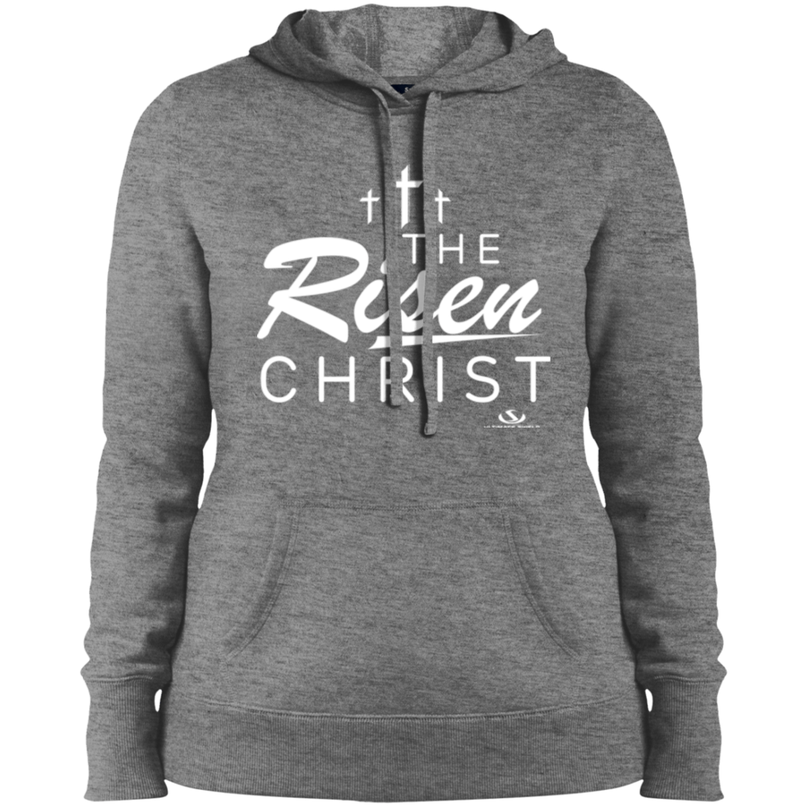 THE RISEN CHRIST  Ladies' Pullover Hooded Sweatshirt - The Shield of Light