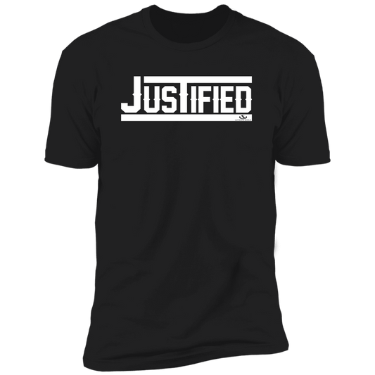 JUSTIFIED  Premium Short Sleeve T-Shirt - The Shield of Light
