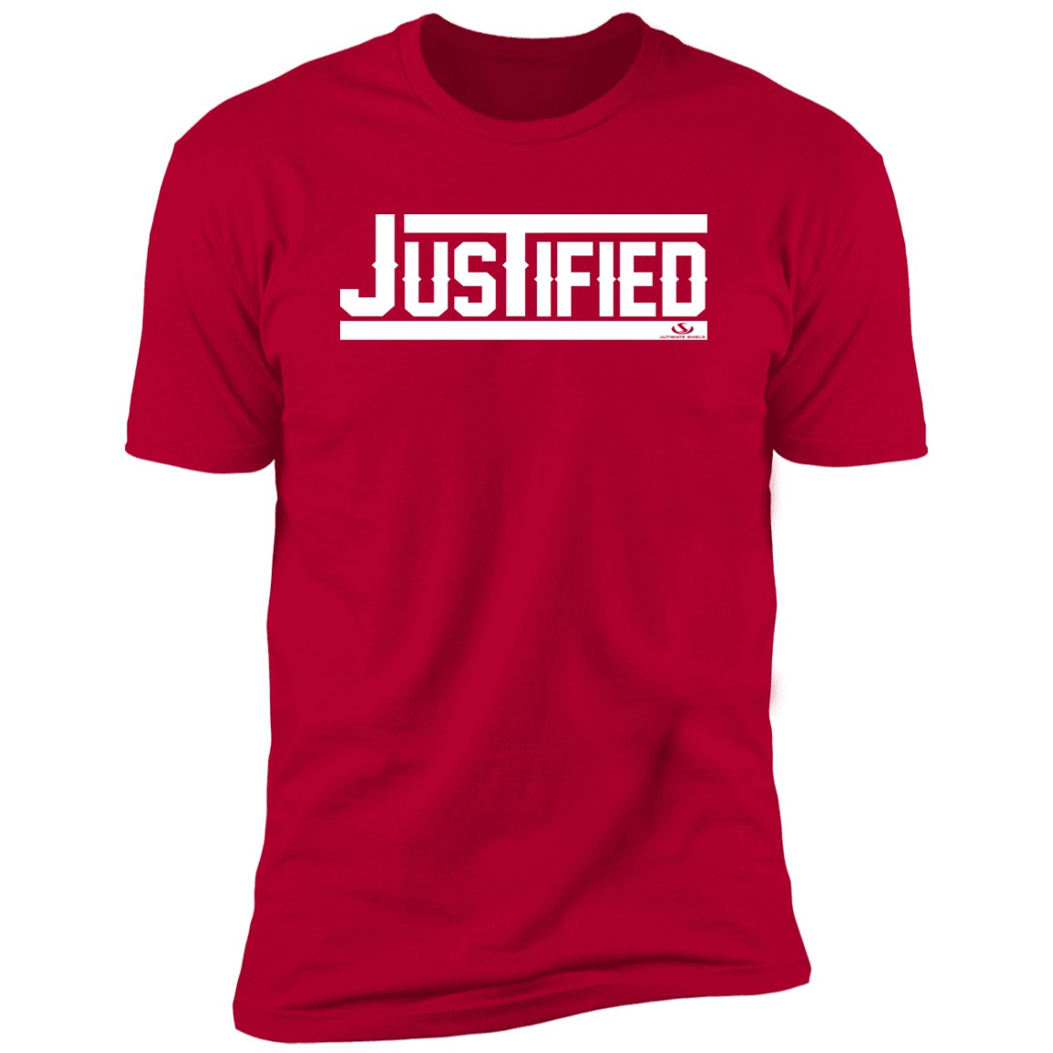 JUSTIFIED  Premium Short Sleeve T-Shirt - The Shield of Light