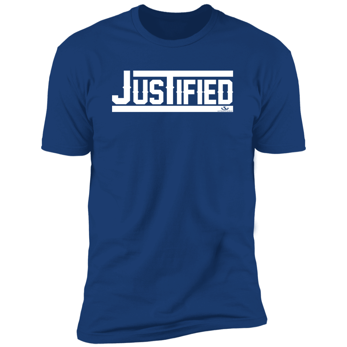 JUSTIFIED  Premium Short Sleeve T-Shirt - The Shield of Light