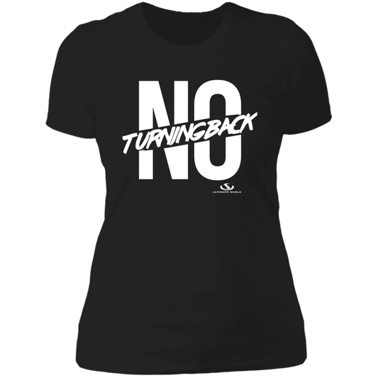 NO TURNING BACK Ladies' Boyfriend T-Shirt - The Shield of Light