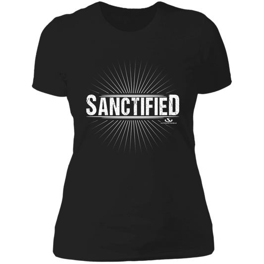 SANCTIFIED Ladies' Boyfriend T-Shirt - The Shield of Light