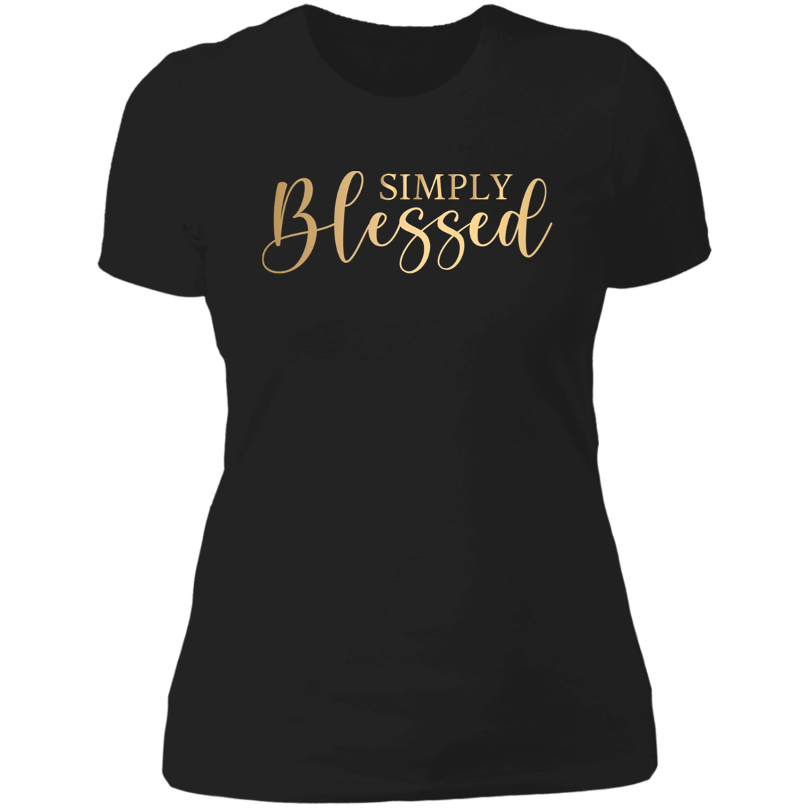 SIMPLY BLESSED Ladies' Boyfriend T-Shirt - The Shield of Light