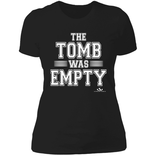 THE TOMB WAS EMPTY Ladies' Boyfriend T-Shirt - The Shield of Light