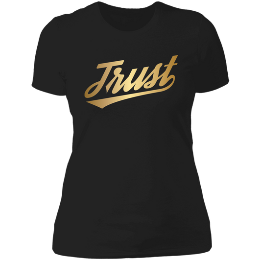TRUST Ladies' Boyfriend T-Shirt - The Shield of Light