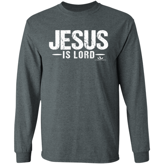 JESUS IS LORD LS T-Shirt 5.3 oz. - The Shield of Light