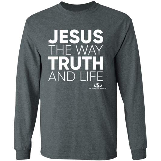 JESUS THE WAY  LS T-Shirt 5.3 oz. - The Shield of Light