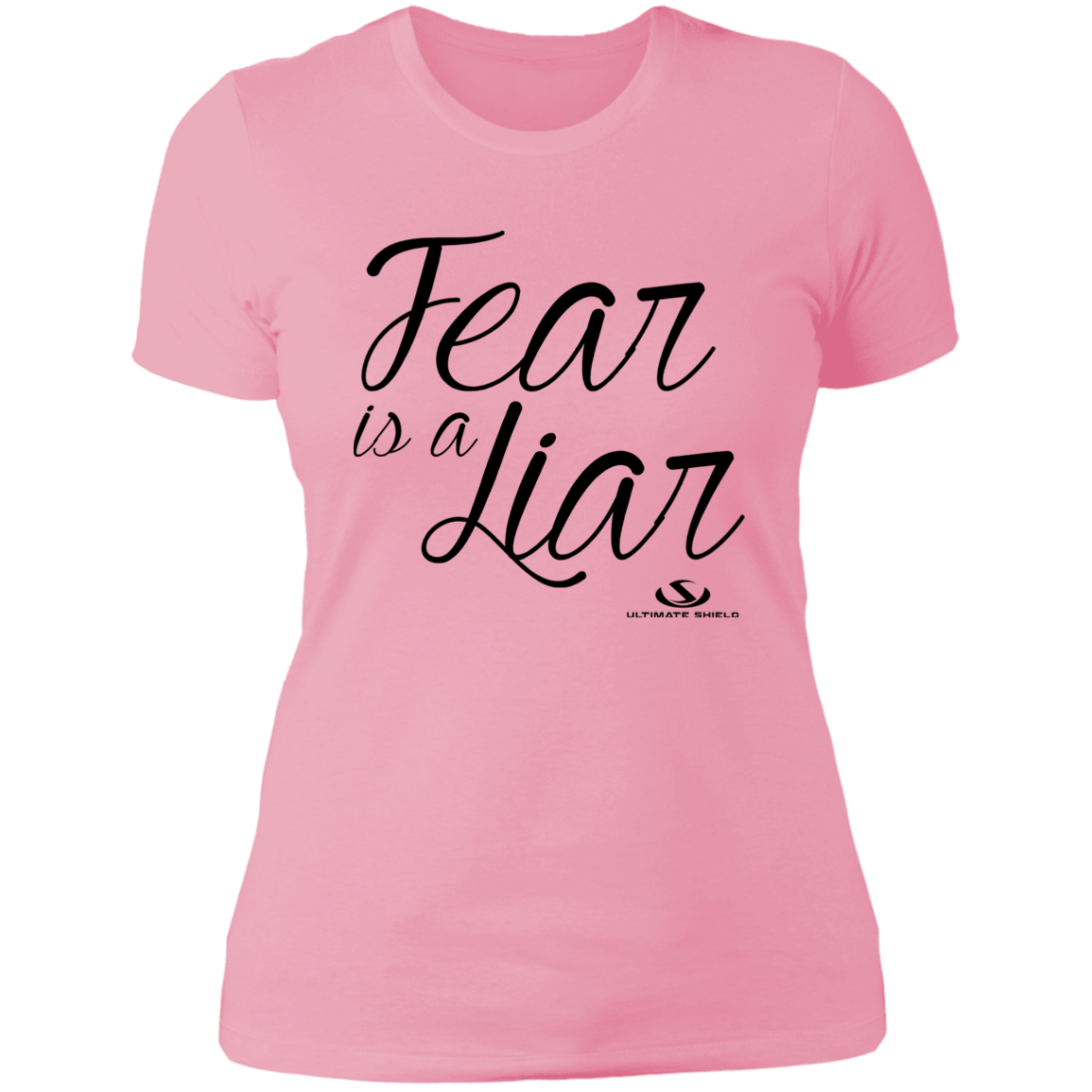 FEAR IS A LIAR Ladies' Boyfriend T-Shirt - The Shield of Light