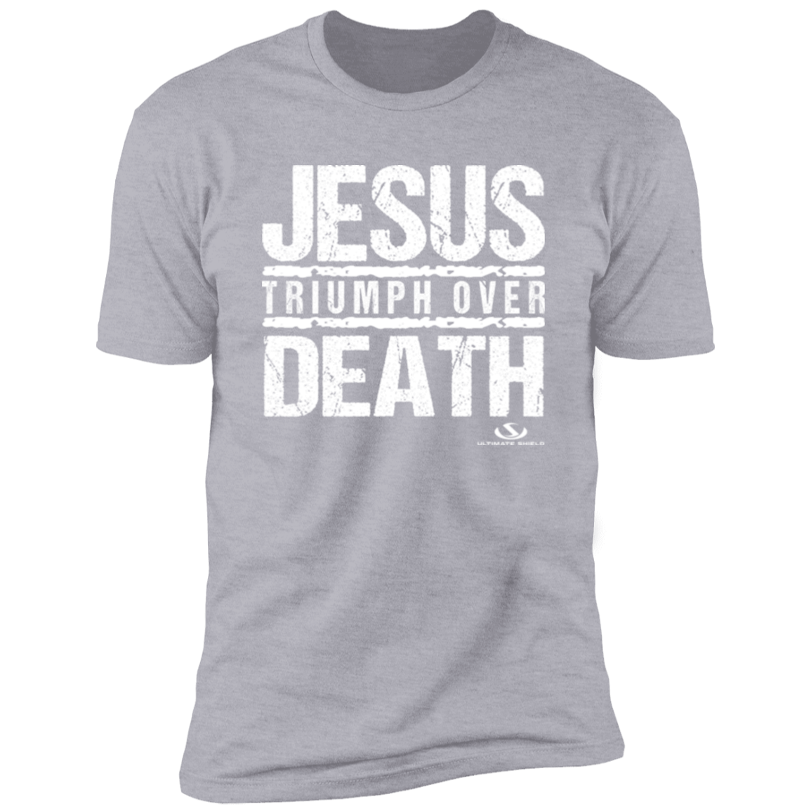 JESUS TRIUMPH OVER DEATH Premium Short Sleeve T-Shirt - The Shield of Light