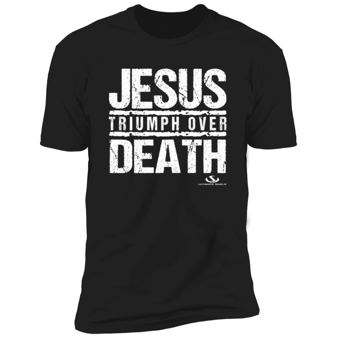 JESUS TRIUMPH OVER DEATH Premium Short Sleeve T-Shirt - The Shield of Light