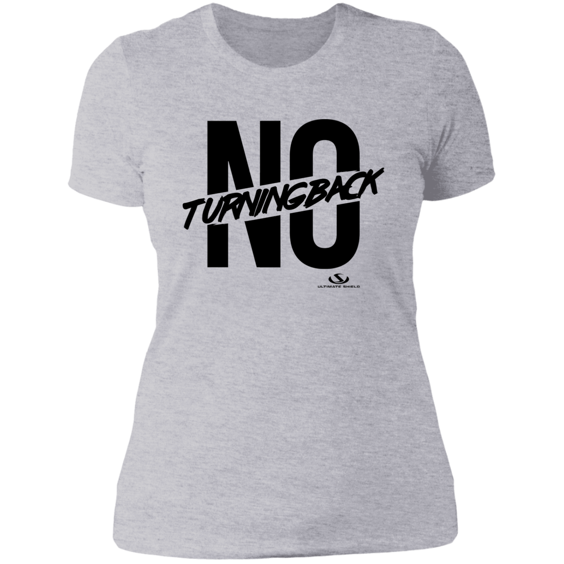 NO TURNING BACK Ladies' Boyfriend T-Shirt - The Shield of Light