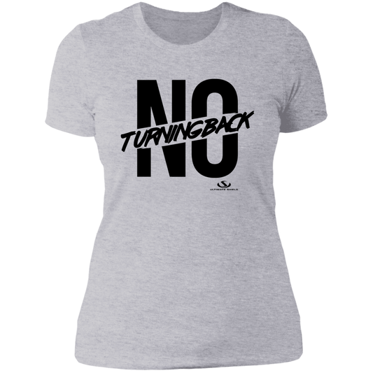 NO TURNING BACK Ladies' Boyfriend T-Shirt - The Shield of Light