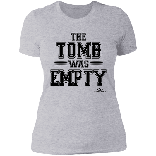 THE TOMB WAS EMPTY Ladies' Boyfriend T-Shirt - The Shield of Light