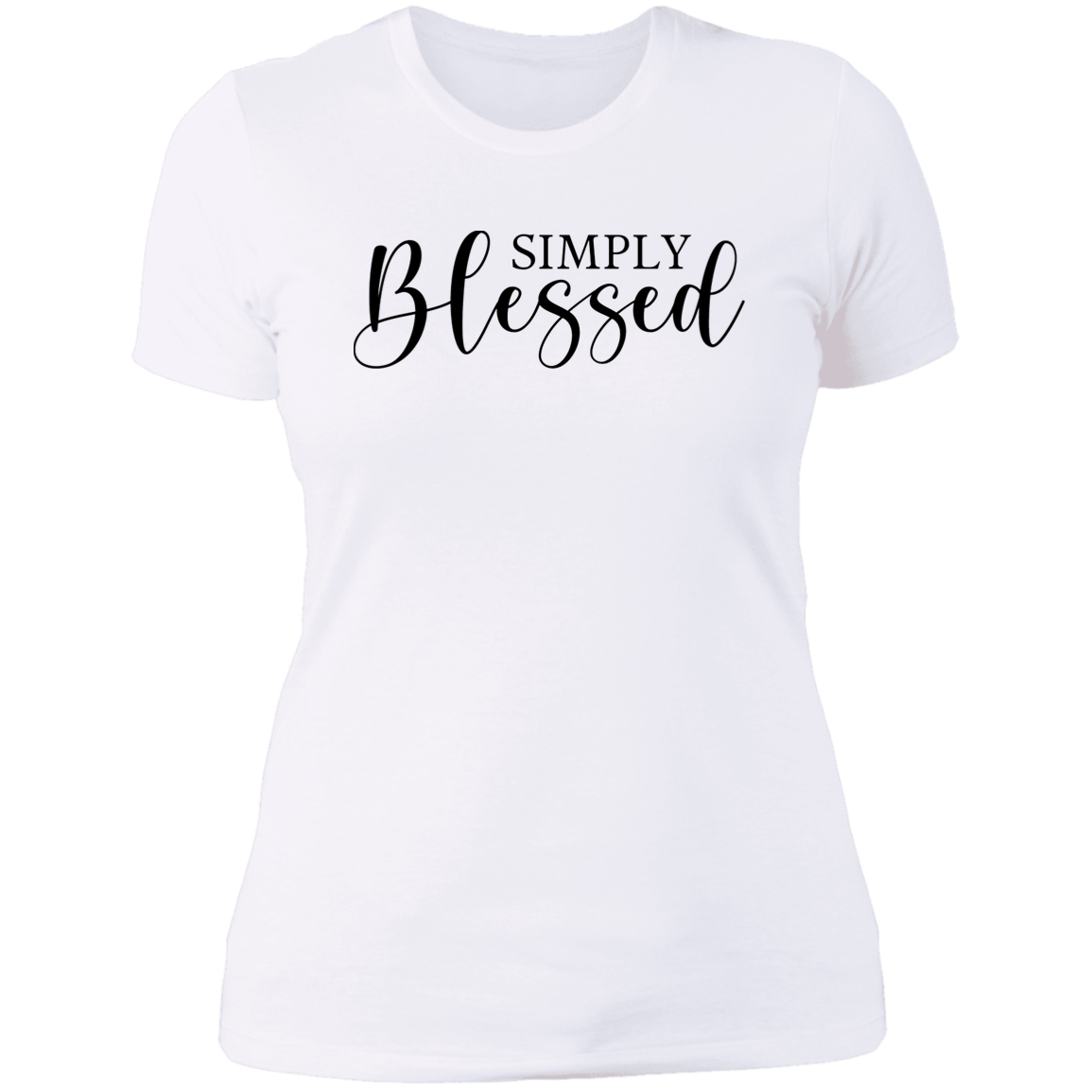 SIMPLY BLESSED Ladies' Boyfriend T-Shirt - The Shield of Light