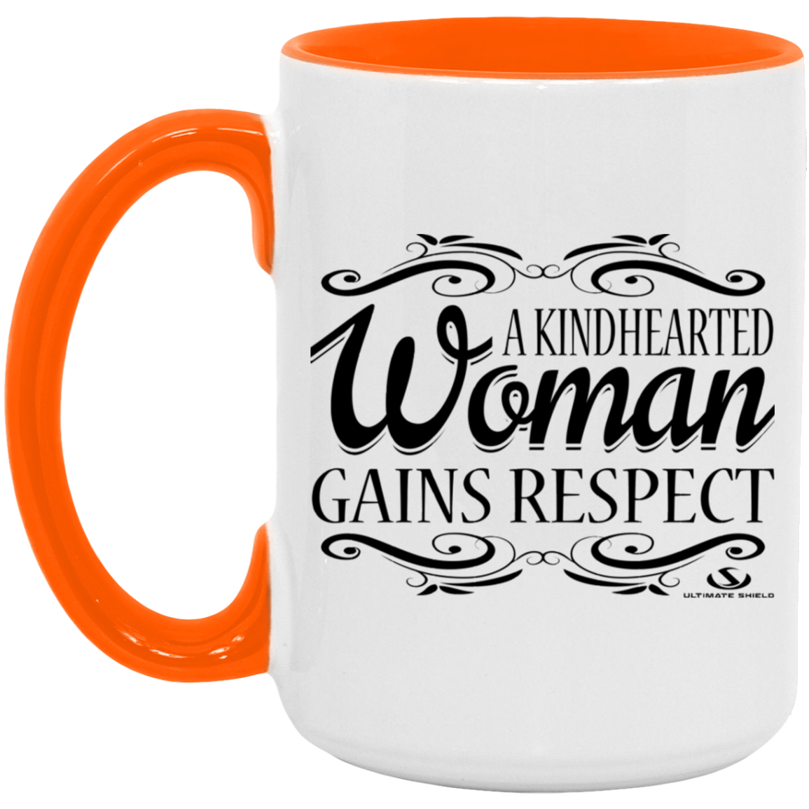 A KINDHEARTED WOMAN GAINS RESPECT 15oz. Accent Mug - The Shield of Light