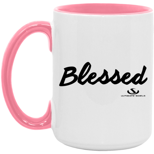 BLESSED 15oz. Accent Mug - The Shield of Light