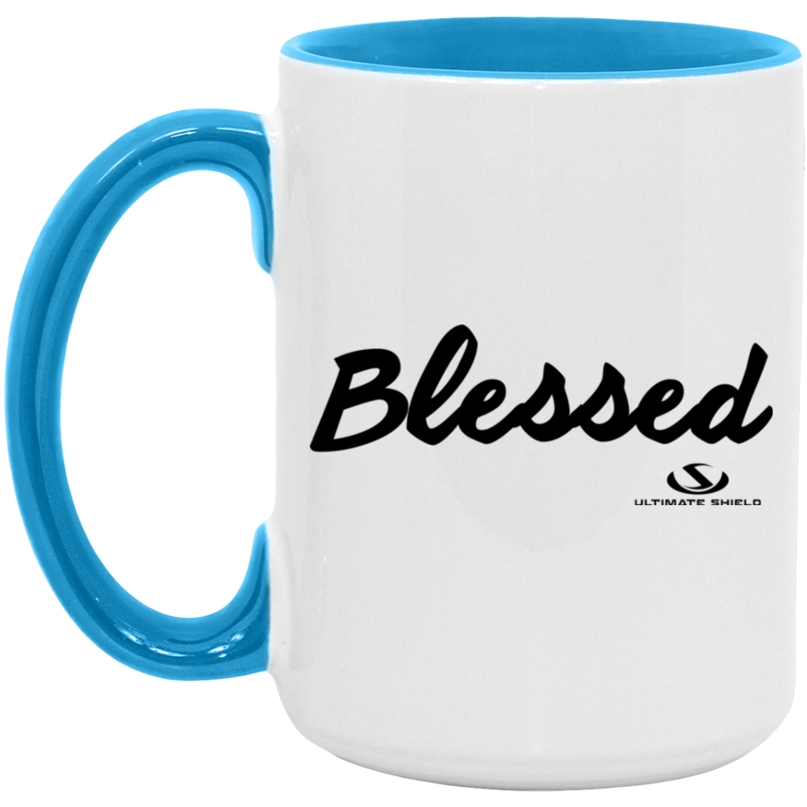 BLESSED 15oz. Accent Mug - The Shield of Light