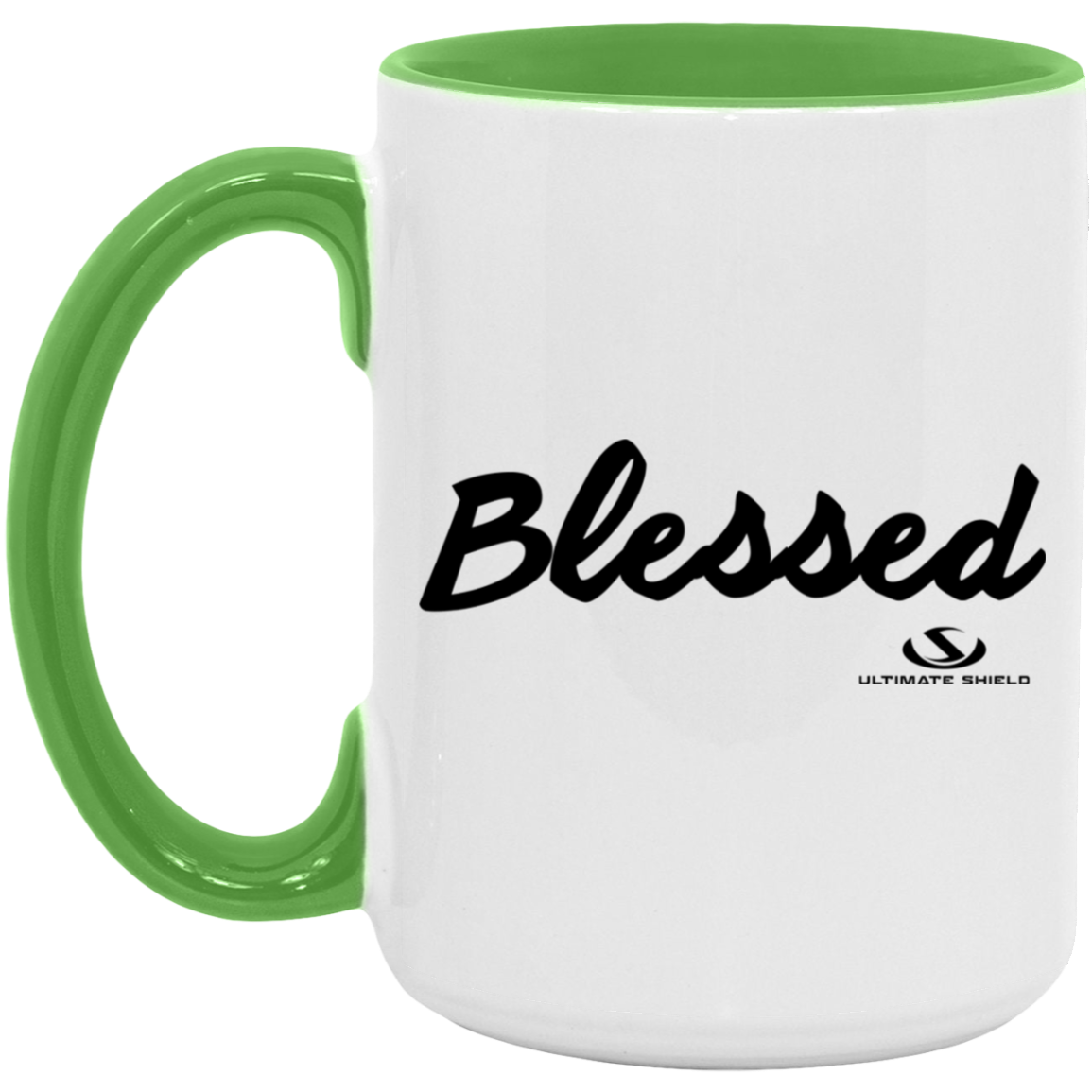 BLESSED 15oz. Accent Mug - The Shield of Light