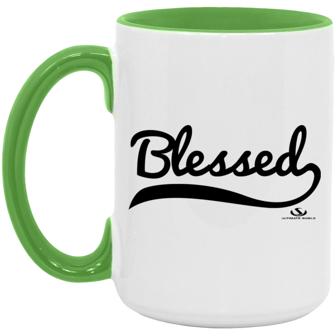 BLESSED 15oz. Accent Mug - The Shield of Light