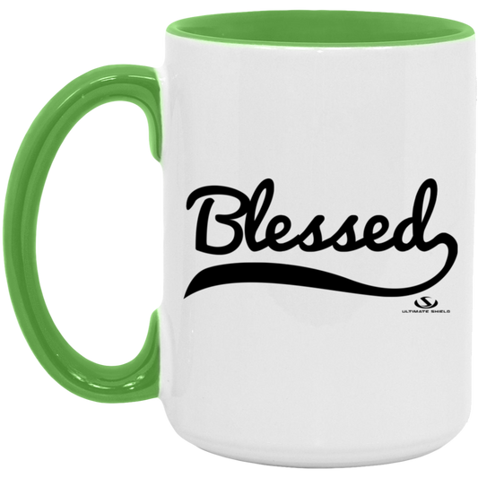 BLESSED 15oz. Accent Mug - The Shield of Light
