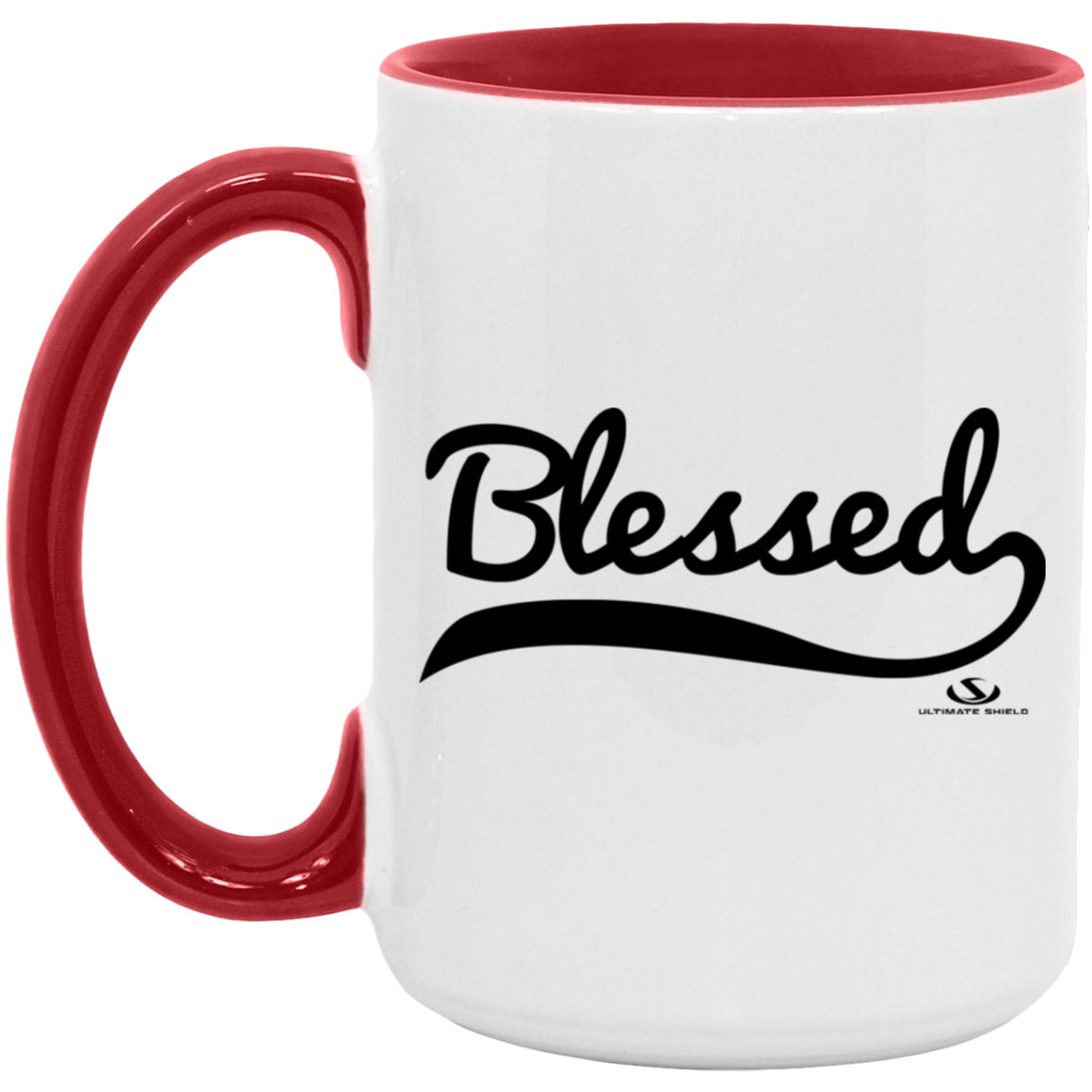 BLESSED 15oz. Accent Mug - The Shield of Light