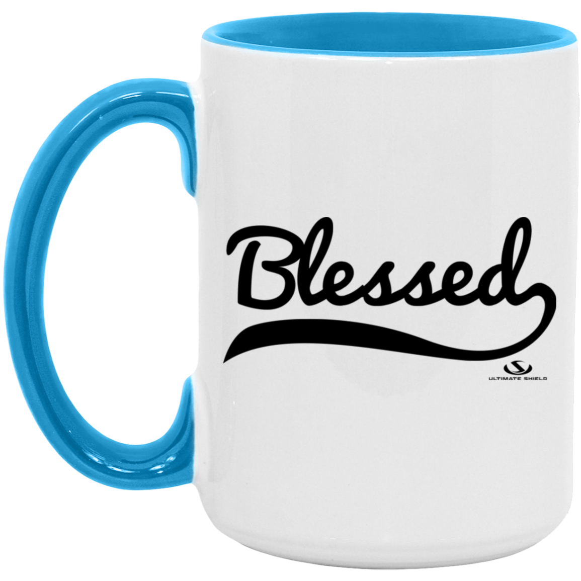 BLESSED 15oz. Accent Mug - The Shield of Light