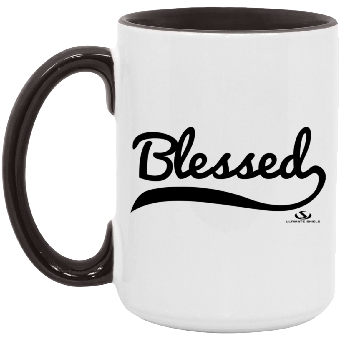 BLESSED 15oz. Accent Mug - The Shield of Light