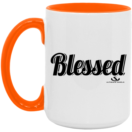 BLESSED 15oz. Accent Mug - The Shield of Light