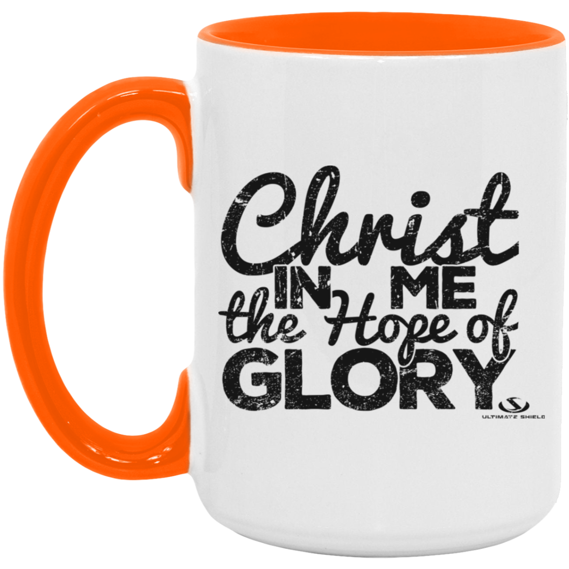 CHRIST IN ME THE HOPE OF GLORY 5oz. Accent Mug - The Shield of Light
