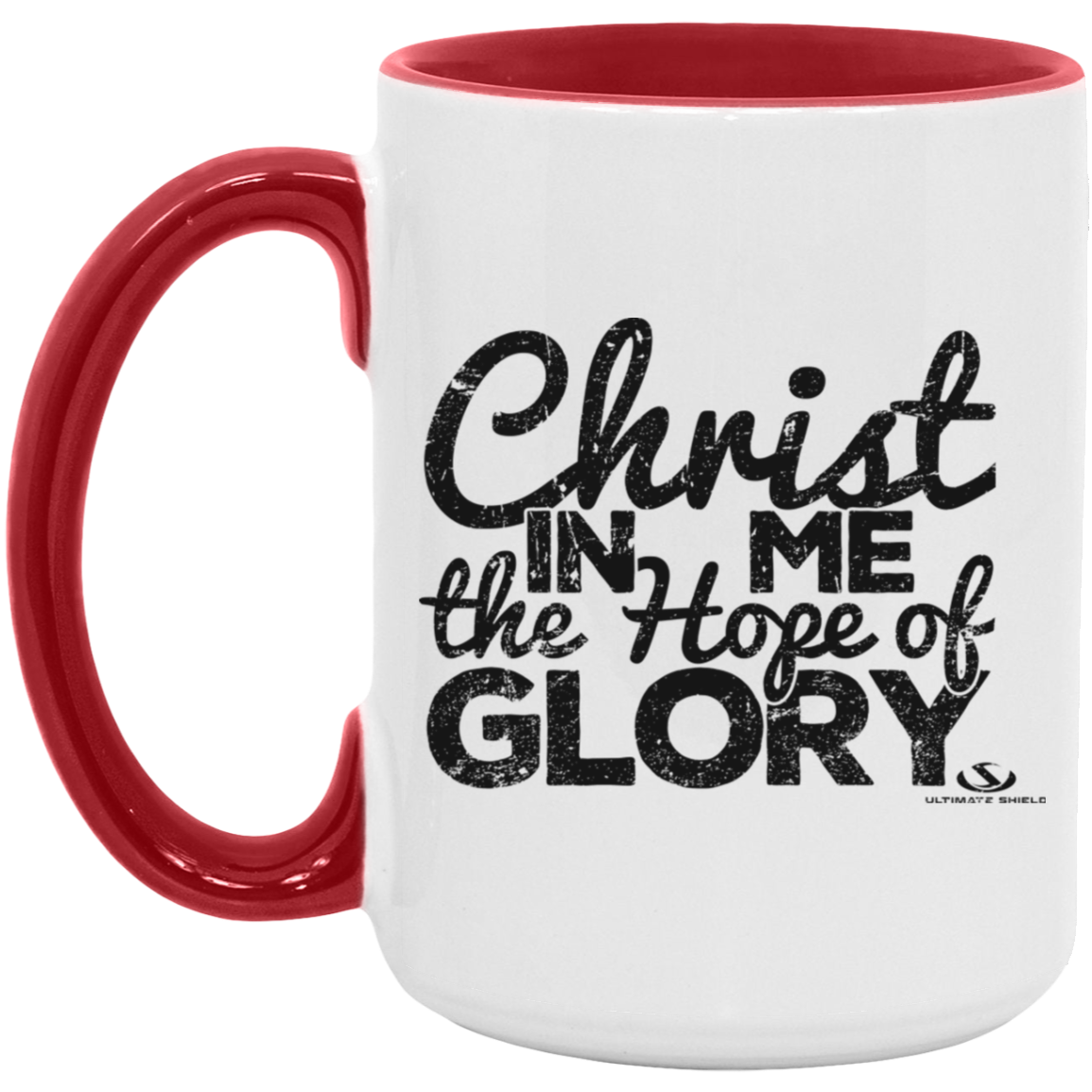 CHRIST IN ME THE HOPE OF GLORY 5oz. Accent Mug - The Shield of Light