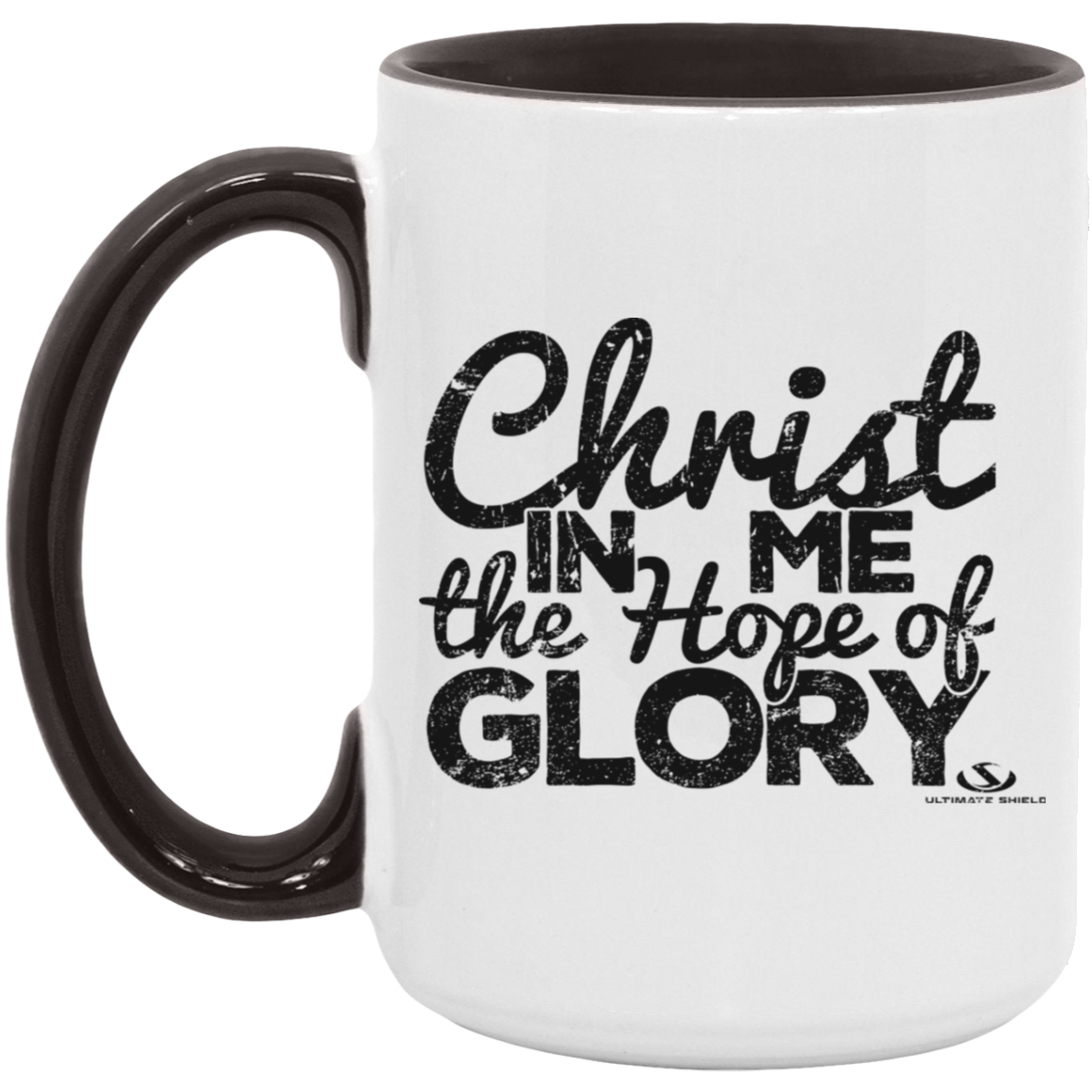 CHRIST IN ME THE HOPE OF GLORY 5oz. Accent Mug - The Shield of Light
