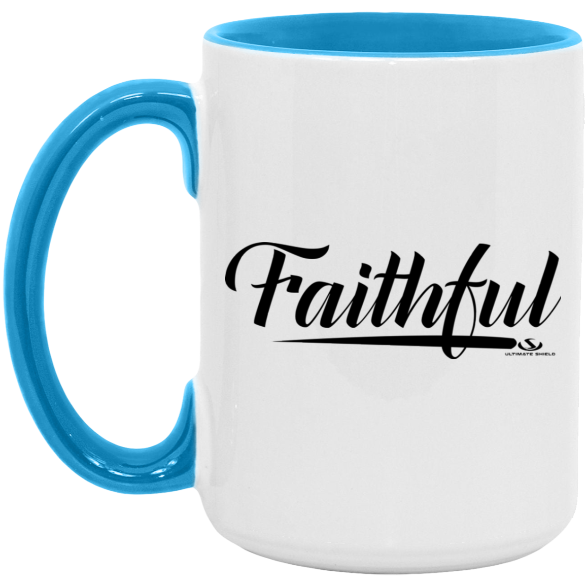 FAITHFUL 15oz. Accent Mug - The Shield of Light