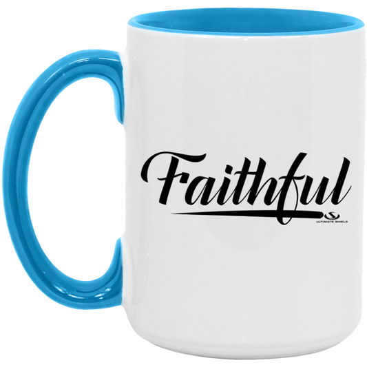 FAITHFUL 15oz. Accent Mug - The Shield of Light