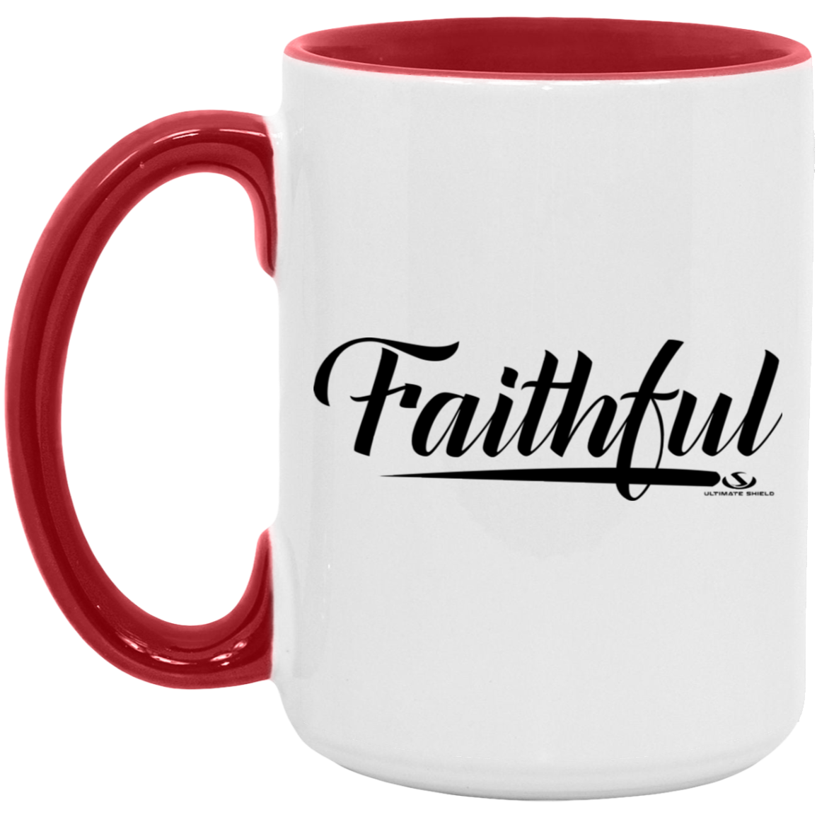 FAITHFUL 15oz. Accent Mug - The Shield of Light
