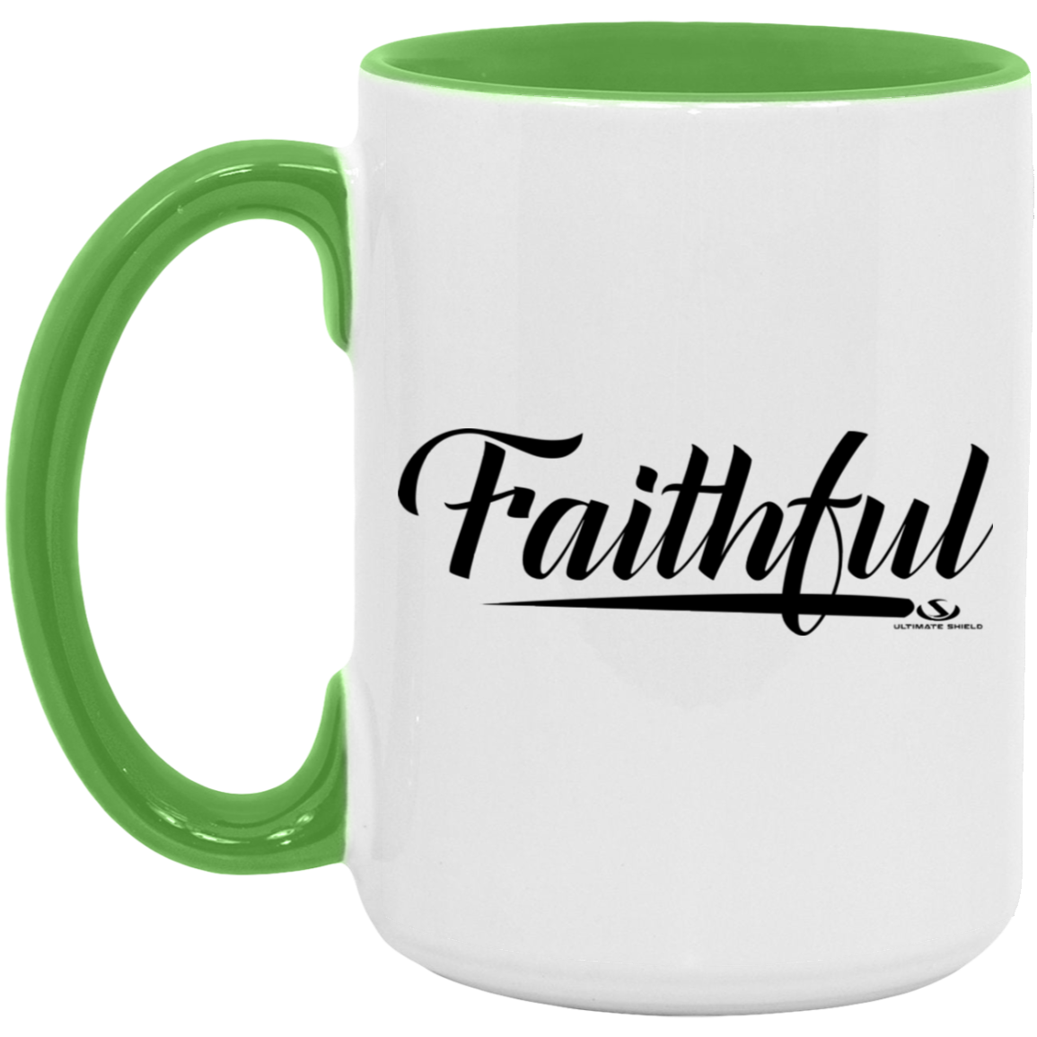 FAITHFUL 15oz. Accent Mug - The Shield of Light