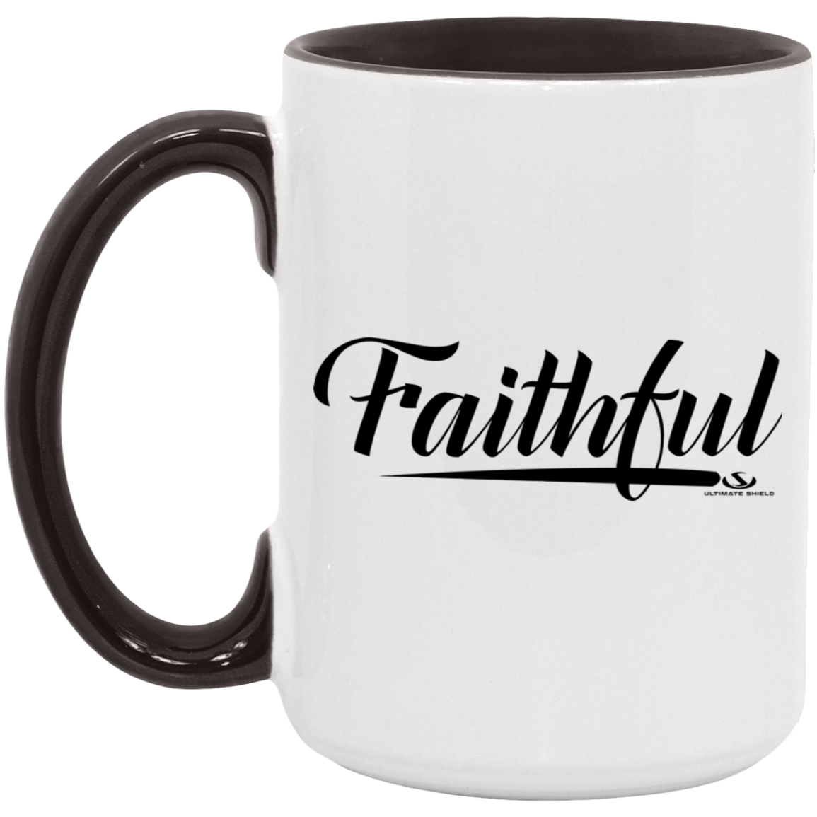 FAITHFUL 15oz. Accent Mug - The Shield of Light