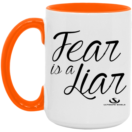 FEAR IS A LIAR 15oz. Accent Mug - The Shield of Light