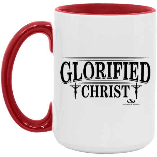 GLORIFIED CHRIST 15oz. Accent Mug - The Shield of Light