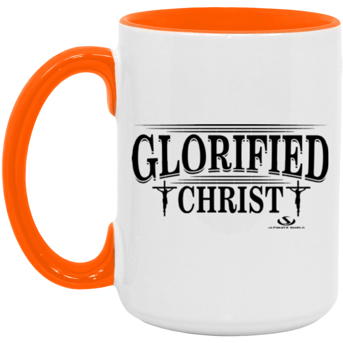 GLORIFIED CHRIST 15oz. Accent Mug - The Shield of Light