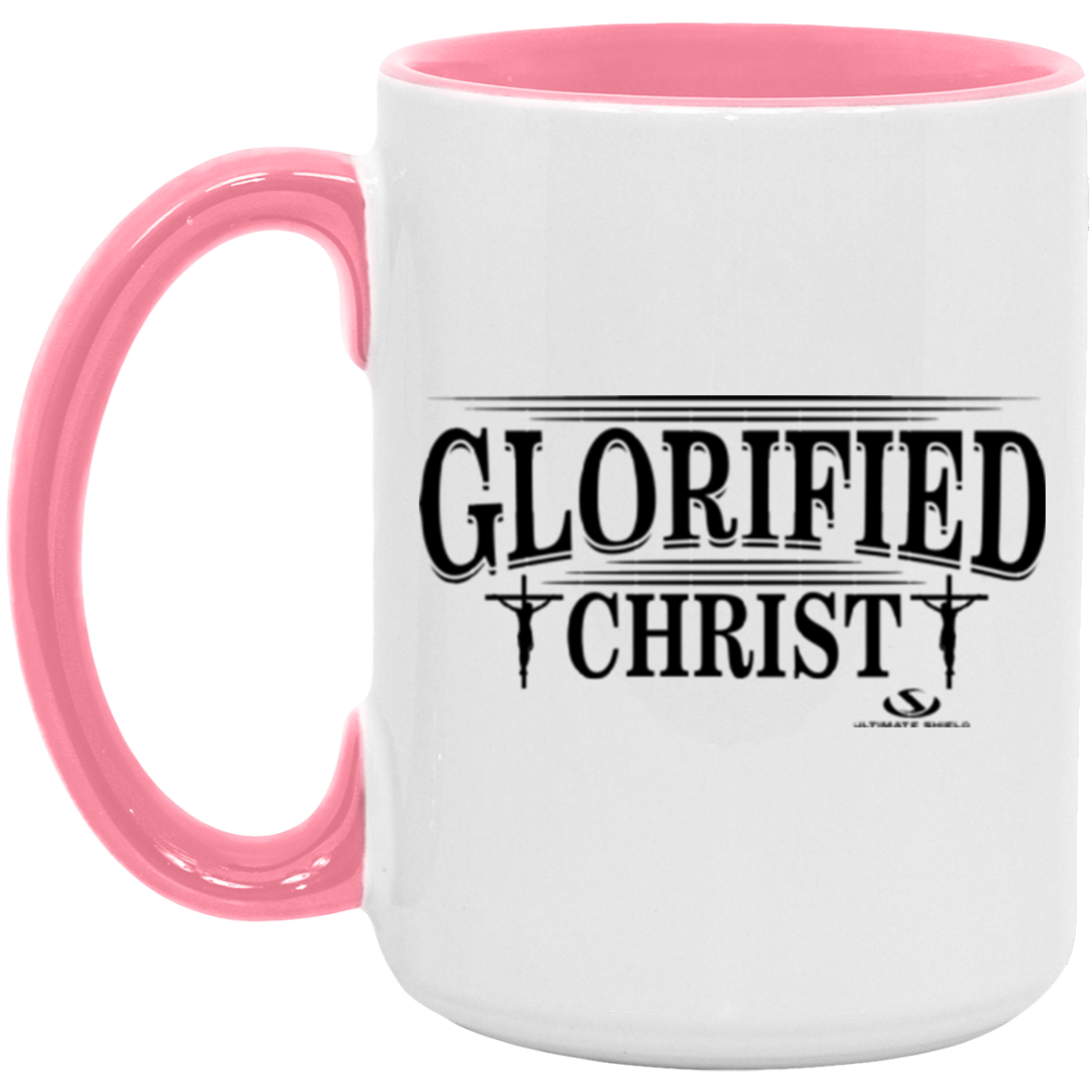 GLORIFIED CHRIST 15oz. Accent Mug - The Shield of Light