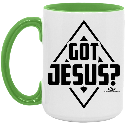 GOT JESUS 5OZ 15oz. Accent Mug - The Shield of Light
