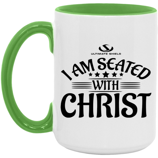 I AM SEATED WITH CHRIST OZ 15oz. Accent Mug - The Shield of Light