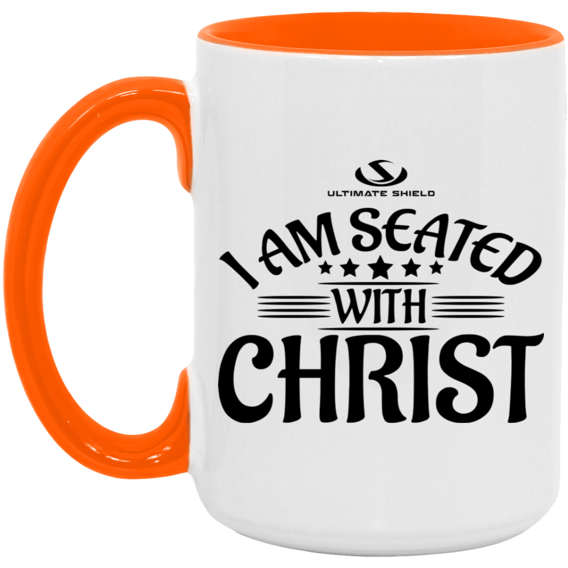 I AM SEATED WITH CHRIST OZ 15oz. Accent Mug - The Shield of Light