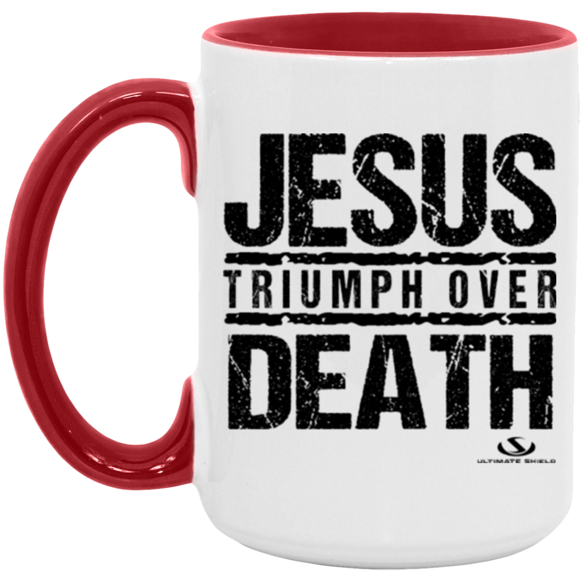 JESUS TRIUMPH OVER DEATH 15oz. Accent Mug - The Shield of Light
