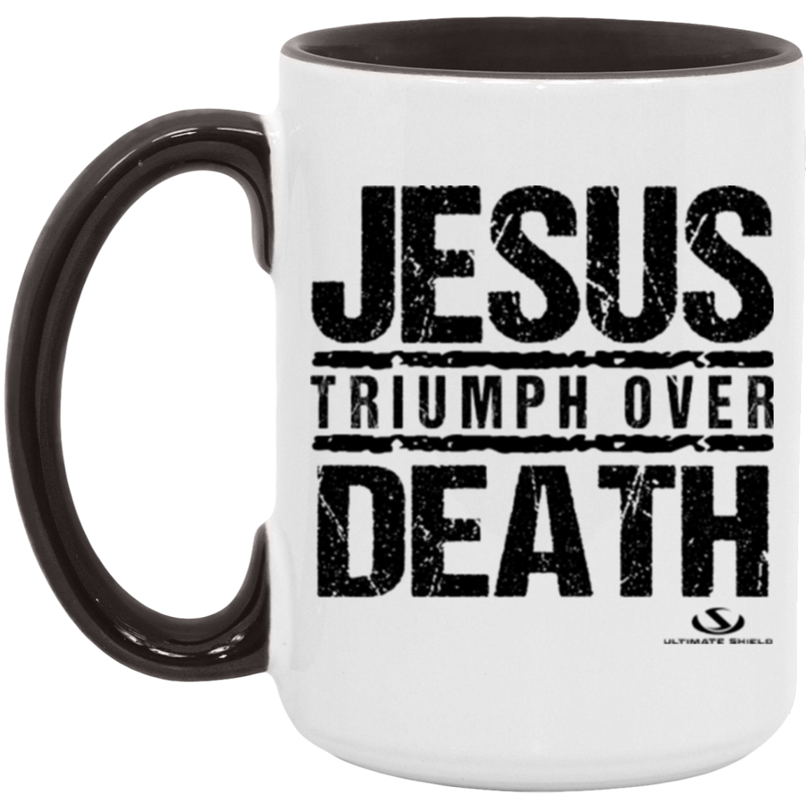 JESUS TRIUMPH OVER DEATH 15oz. Accent Mug - The Shield of Light